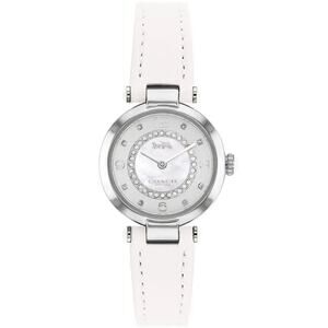 Coach Women's Cary Mother of Pearl Leather Strap Casual Dial 26mm Watch